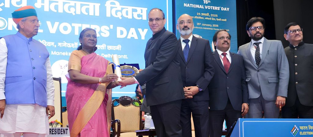 NIC Honored with Best Electoral Practices Award 2024-25