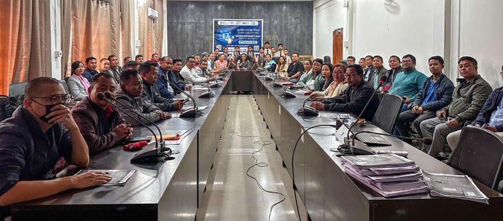 SaferInternetDay sessions held in Meghalaya to raise awareness on cyber safety, promoting secure and responsible internet practices for a digitally empowered society.