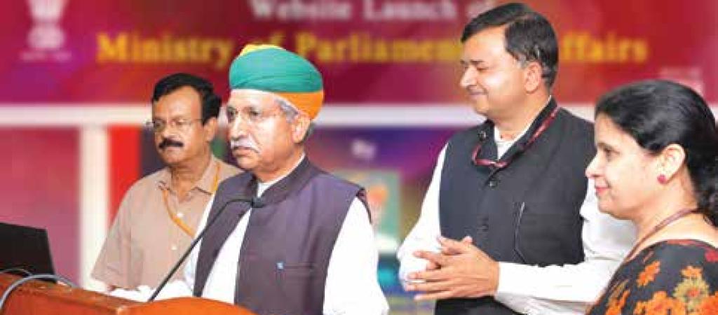Inauguration of NeVA National Workshop and launch of new website of Ministry of Parliamentary Affairs (MoPA)