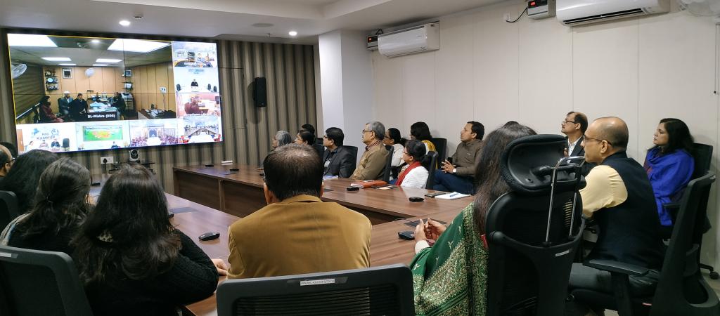 VC taken by Shri D.C.Misra, DDG & State Co-ordinator Assam, on the occasion of New Year 2020