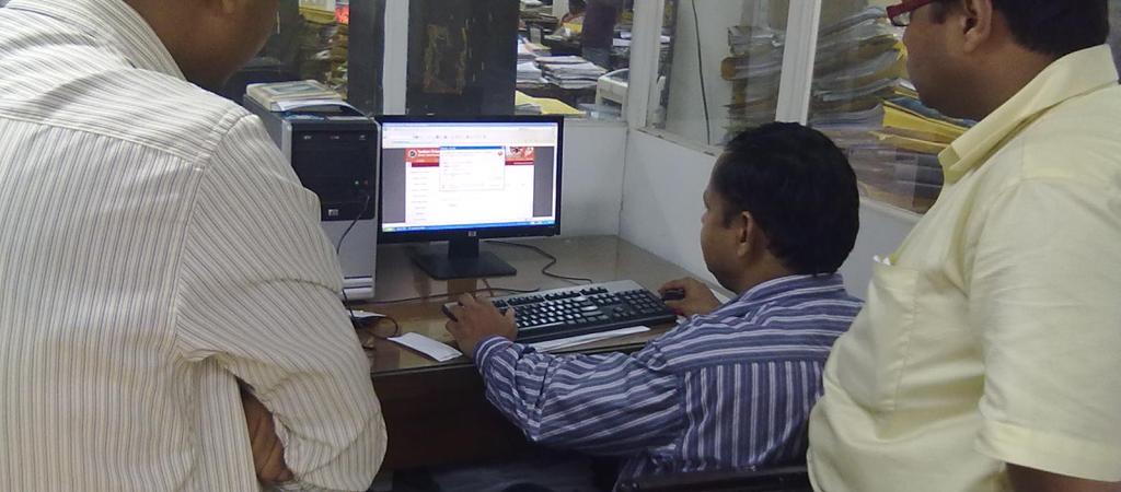 Live flow of GePNIC being demonstrated