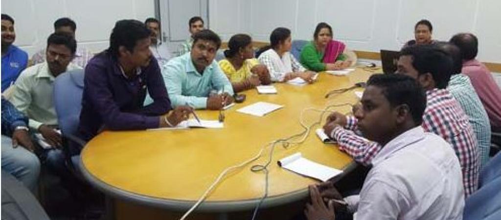 Software demo to participants