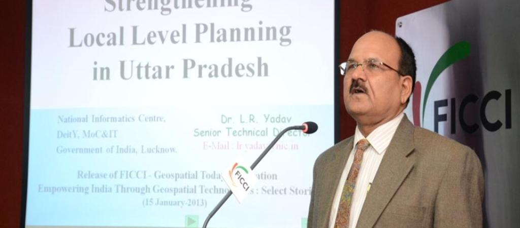 Dr. L. R. Yadav, STD, NIC, UP during the release function