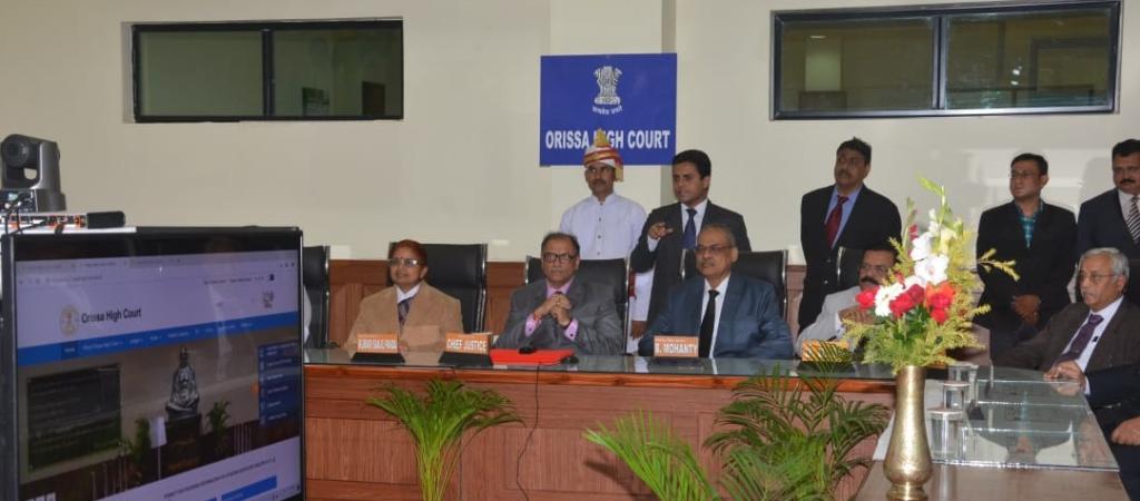 chief Justice Inaugurating the Portal