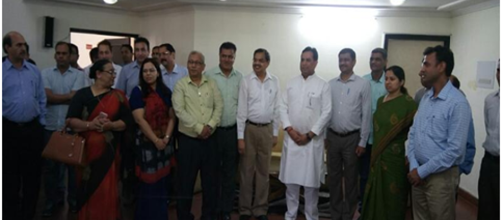 NIC Officers with Capt. Abhimanyu , Honble Finance Minister Haryana