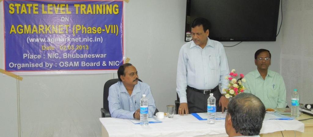 Inaugural address by Sri P.K Pattnaik, IAS Director, Agricultural Marketing, Odisha