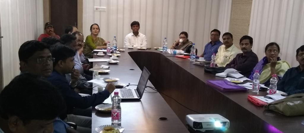 Collector Koraput and SIO Odisha inaugurating the Dashboard