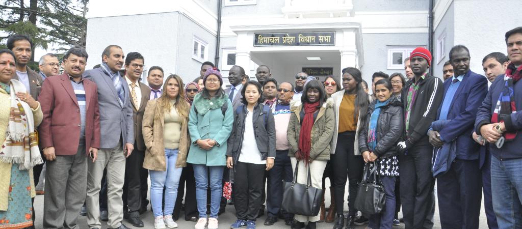 Delegates from 27 Countaries in Himachal Pradesh Vidhan Sabha