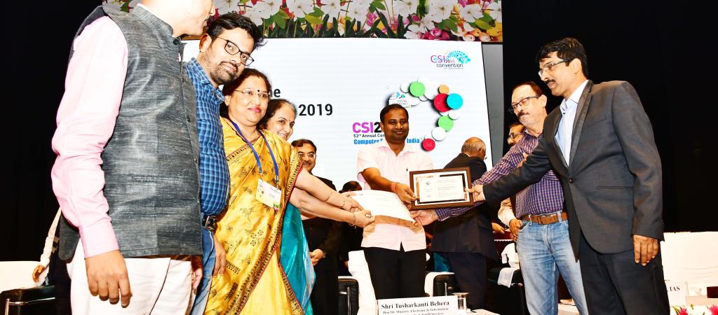 Agriculture Team receiving the Award