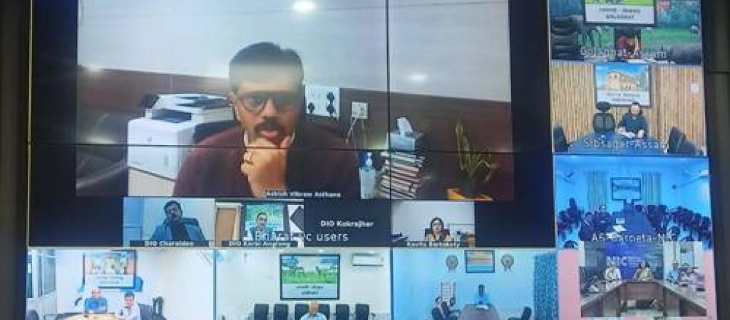 Assam State Co-ordinator interacts with all DIOs of Assam