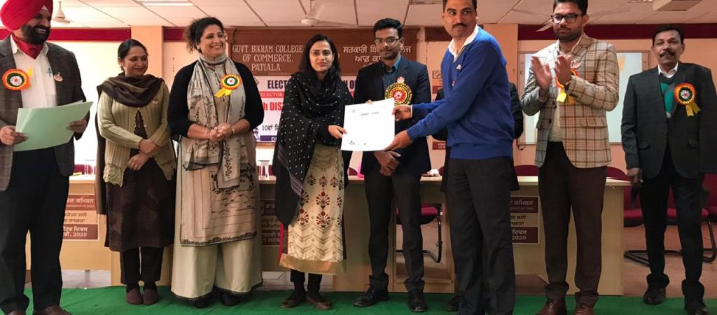 DIO Patiala, Punjab Felicitated on National Voters Day (NVD) 2020