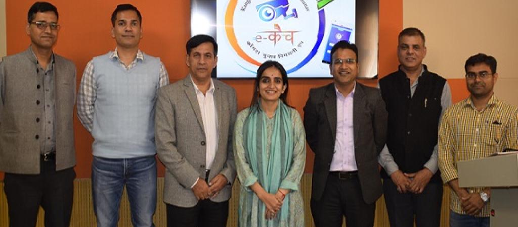 Deputy Commissioner Kangra with NIC Kangra District Development Team