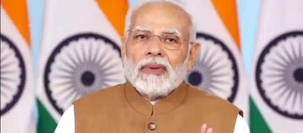 Hon'ble Prime Minister, Shri Narendra Modi, launching 75 Digital Banking Units across 75 districts via NIC video conferencing on November 16, 2022