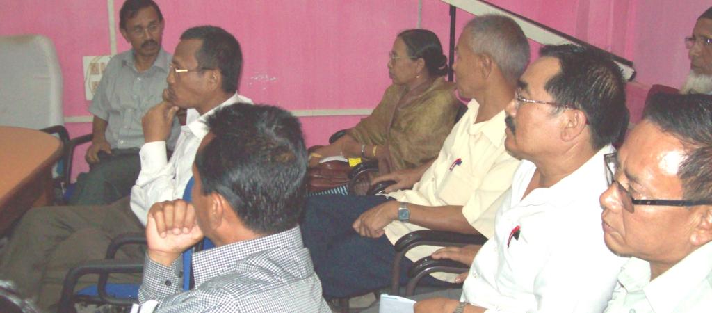 Demonstration on LOUCHA PATHAP and CORD software is going on