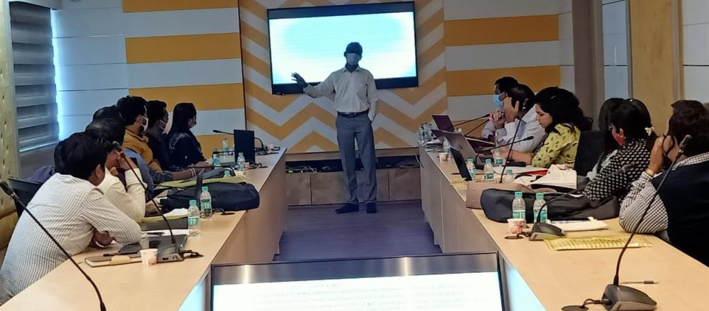 Sh.G.V.S.N.Murthy, Scientist E imparting eFMAS  training