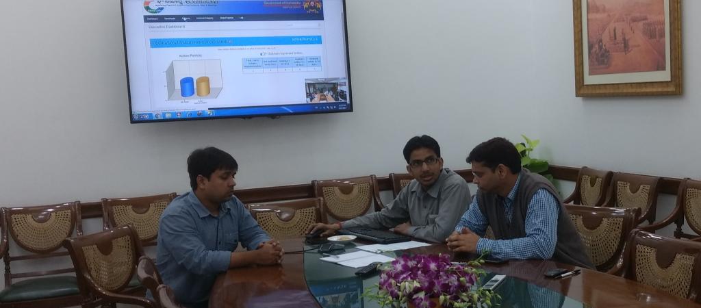 Officials of Cabinet Secretariat Informatics Division during Training Session