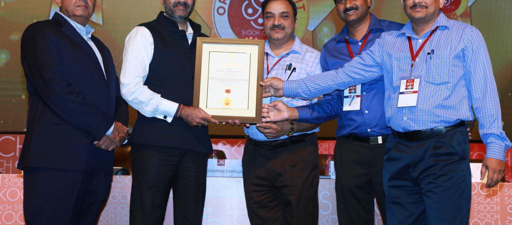 Dr. A. K. Hota, STD and team receiving the award