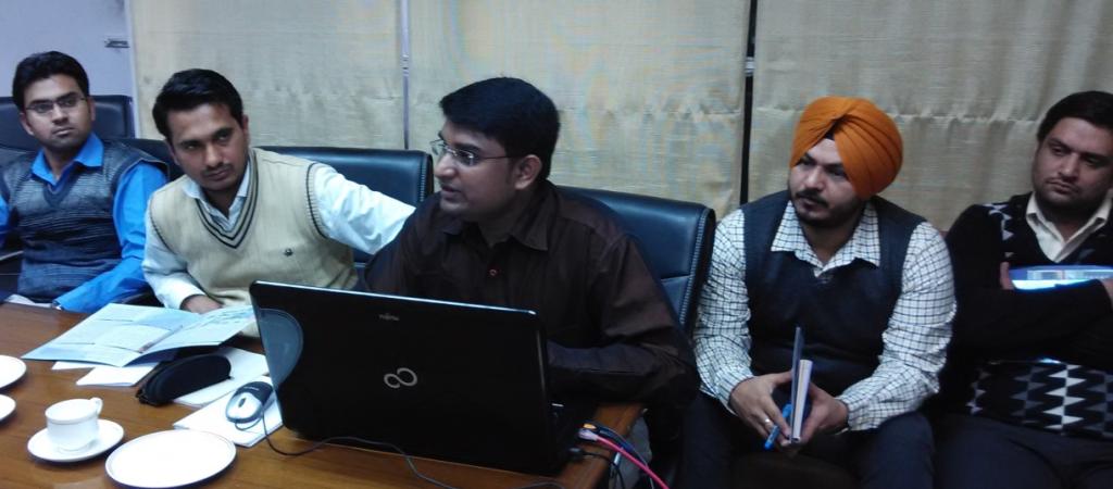 Mr. Vinod Kumar J, Scientist B, NIC during demo session