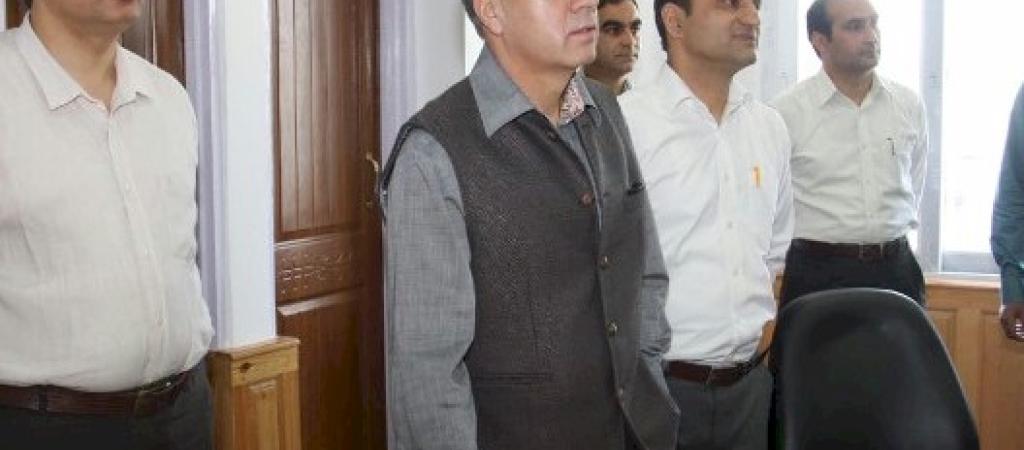 ADGP, CID J&K Shri A.G. Mir, IPS launching the SMS Facility