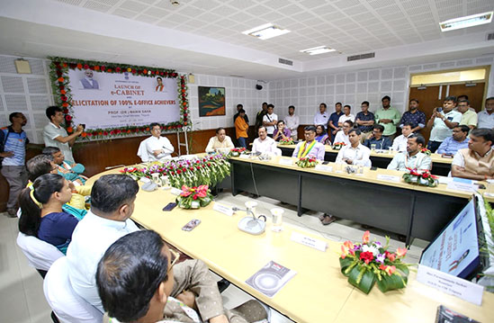 Hon’ble Chief Minister of Tripura Propels Digital Governance with eCabinet Launch in Tripura