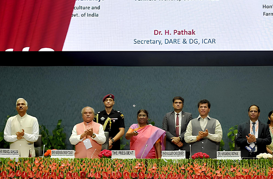 Hon’ble President of India dedicates PARV to simplify Plant Variety Registration