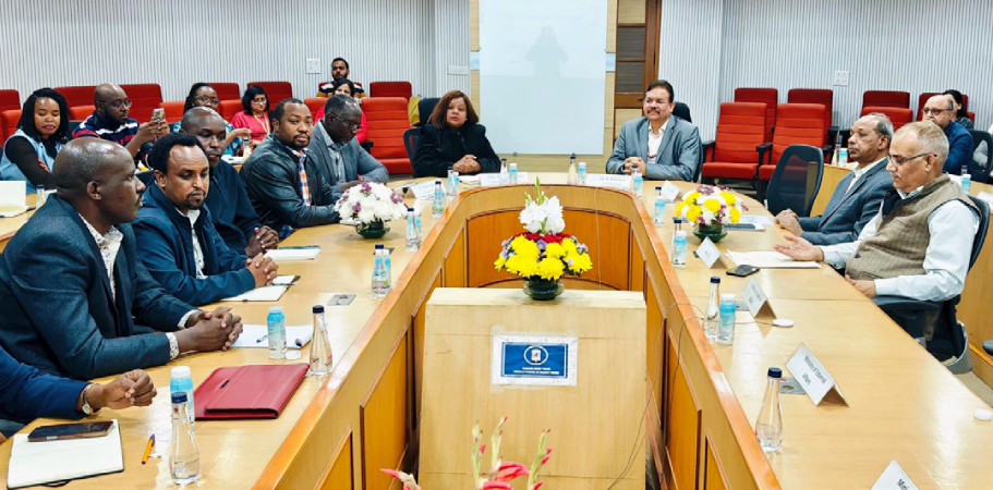 Kenya’s delegation, led by H.E. Mercy Wanjau, visited NIC for strategic discussions with Dr. RK Pathak, DDG and HOG (ICD),NIC to explore deeper collaboration in ICT-enabled public service delivery