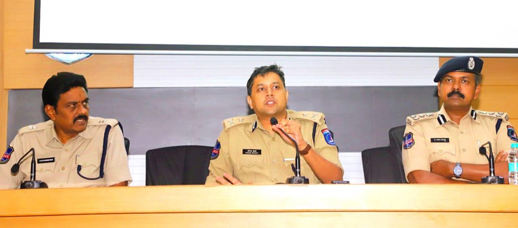 Inauguration of Cyberabad Police Permission Management System by Shri Avinash Mohanty, IPS, Commissioner along with higher officials