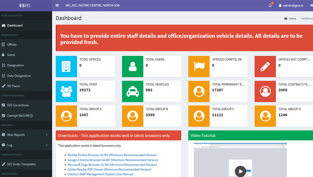 Election Management Web Application