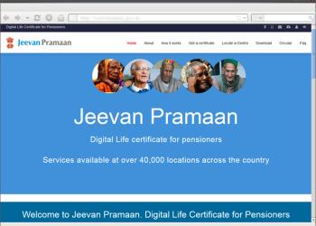 Jeevan Pramaan: Digital Life Certificate for Pensioners