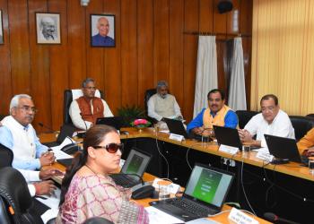 Uttarakhand Government E-Mantrimandal meeting in progress Chaired by Hon’ble Chief Minister