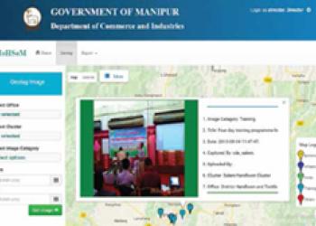 Monitoring of Handloom Schemes of Manipur using GIS