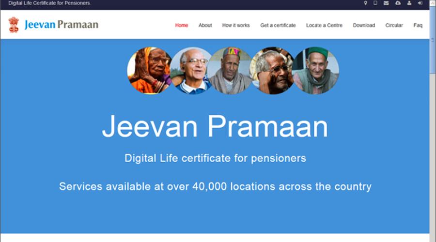 Jeevan Pramaan: Digital Life Certificate for Pensioners