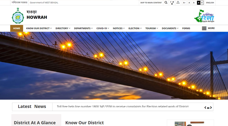 District Website Howrah