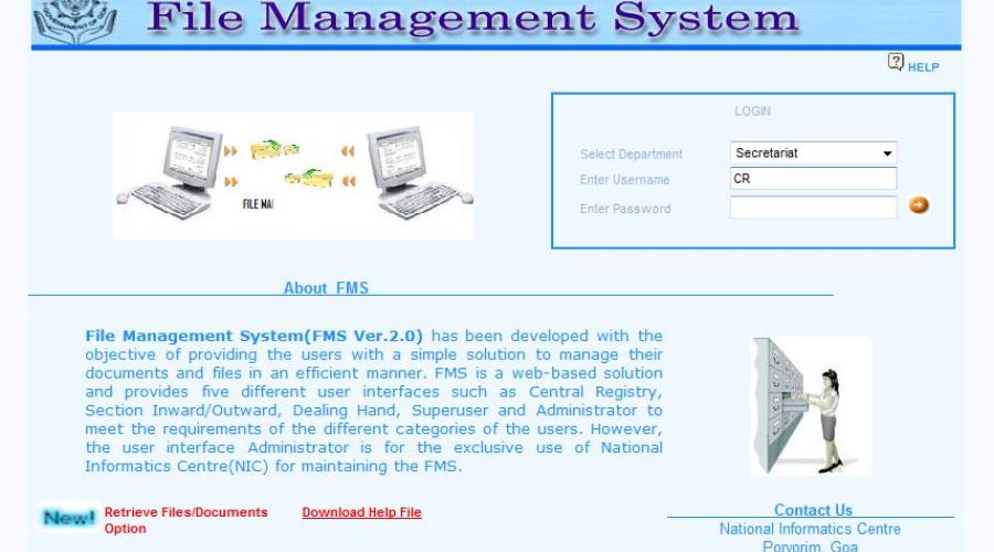 File Management System: Towards a more transparent government