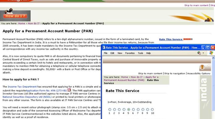 Rating of Services by Citizens