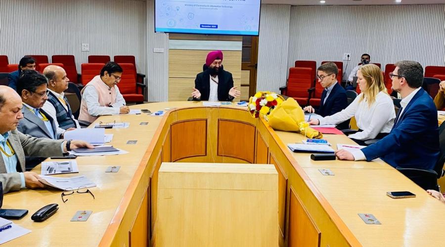 Danish National ID Centre Delegation Visits NIC Headquarters to Strengthen ICT Cooperation