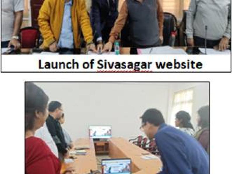 Launch of district websites of Hailakandi and Sivasagar districts