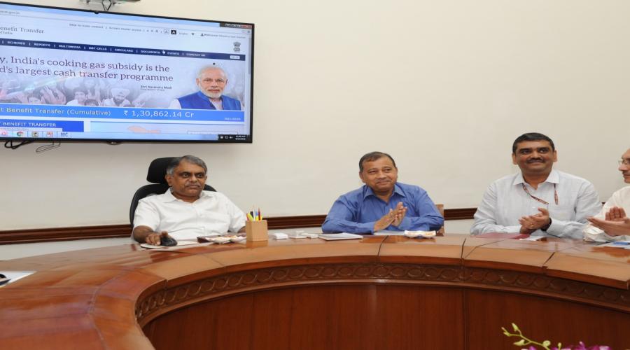 Launching of DBT portal by Shri. P.K. Sinha, Cabinet Secretary, Government of India