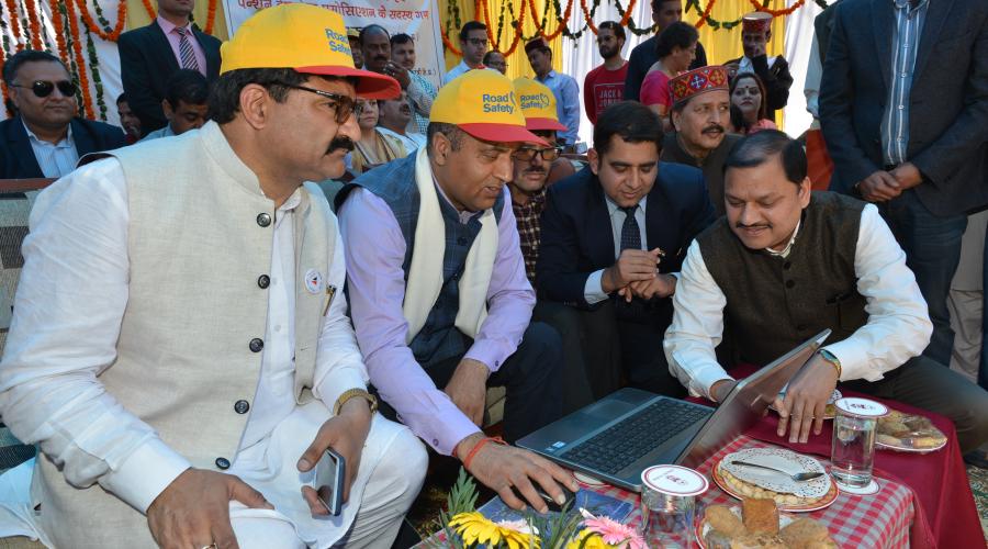 Sh. Jai Ram Thakur, Hon'ble Chief Minister, Launching the District Kullu Website