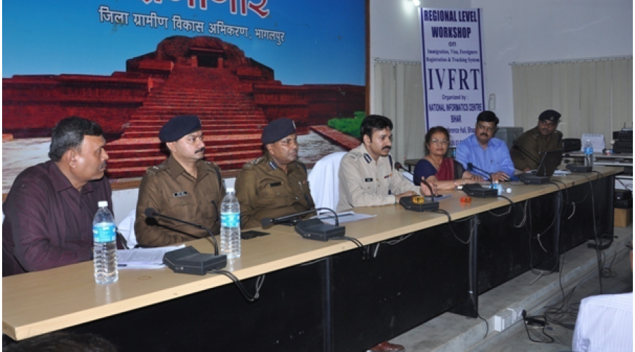 IG Bhagalpur Zone Addressing the Workshop Session