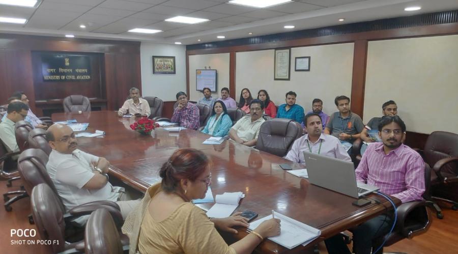 Officials of Cabinet Secretariat Informatics Division during the training session.