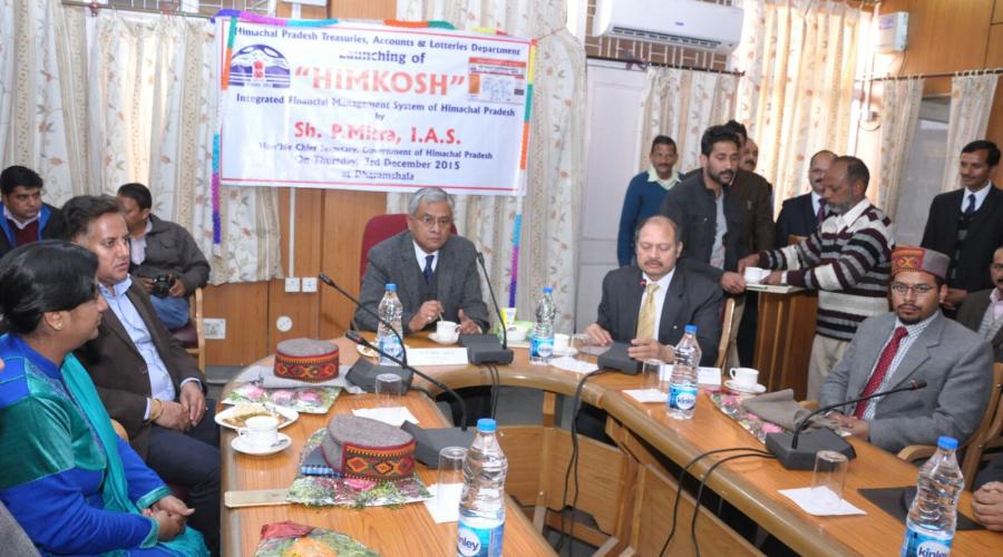 Sh. P Mitra, Chief Secretary Himachal Pradesh, Dr. Shrikant Baldi ACS(Finance) and Other Senior Officers present on the occasion