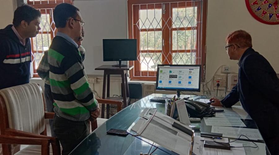 Launching of DM Dashboard, Udalguri, by Sri Prakash Ranjan Gharphalia, Deputy Commissioner