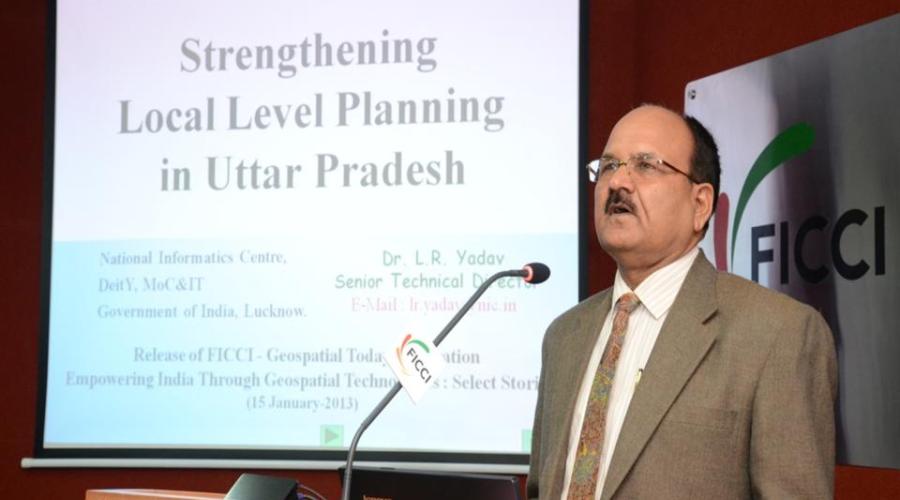 Dr. L. R. Yadav, STD, NIC, UP during the release function