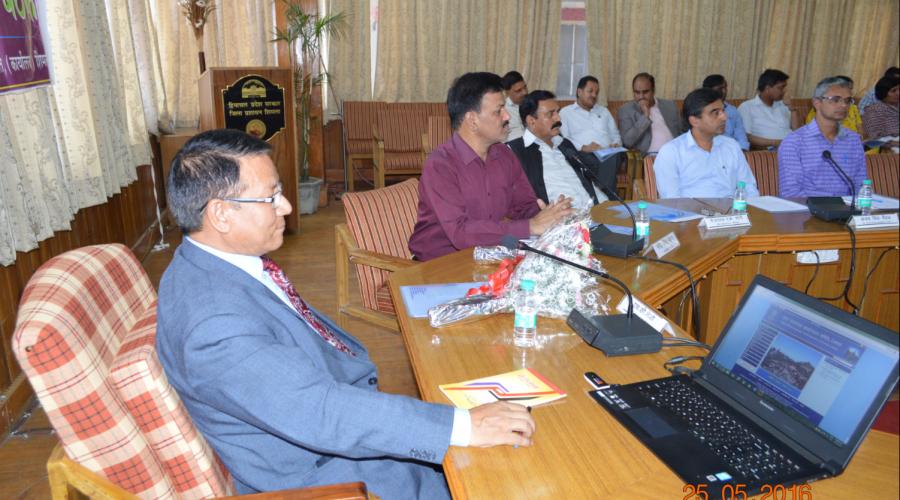 Sh. H.C. Negi, Principal Income Tax Commissioner, HP Launching the Website