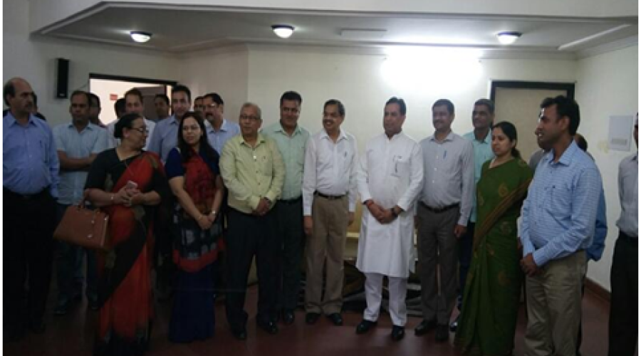 NIC Officers with Capt. Abhimanyu , Honble Finance Minister Haryana