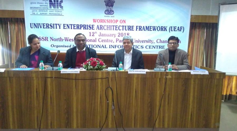 Dignitaries on the dais