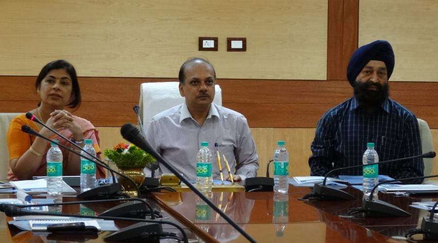 Dr. Shefali Dash, DDG, NIC, Shri Jeevesh Nandan, IAS, Principal Secretary, IT & E, GoUP & Shri I P Sethi, STD, NIC during the workshop