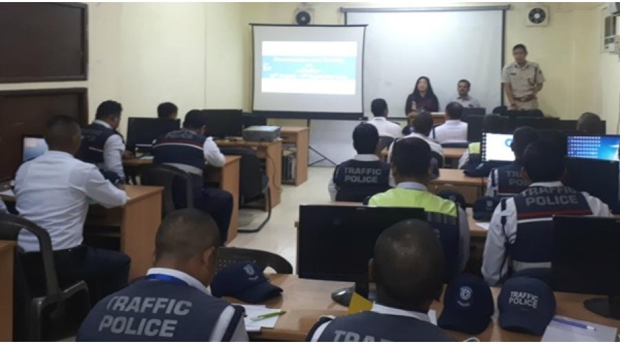 Inauguration of e-Challan Training on 29th August 2019, by Shri Rodingliana Chawngthu, Sr. Superintendent of Police, Traffic Aizawl at NIC Training Ha