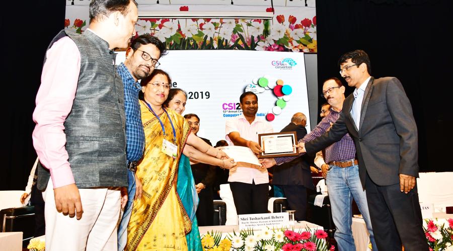 Agriculture Team receiving the Award